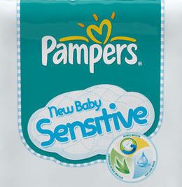 Pampers New Baby Sensitive logo